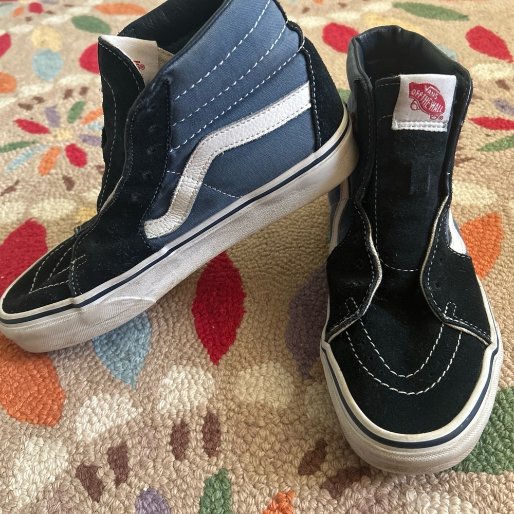 Vans Blue Sk8-Hi Sneakers